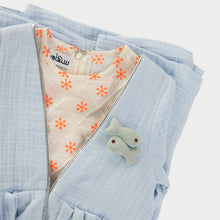 Load image into Gallery viewer, Fish Bisht - Blue Variations