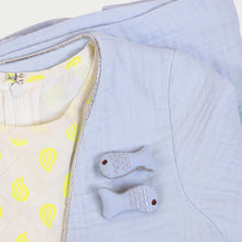 Load image into Gallery viewer, Fish Bisht - Blue Variations