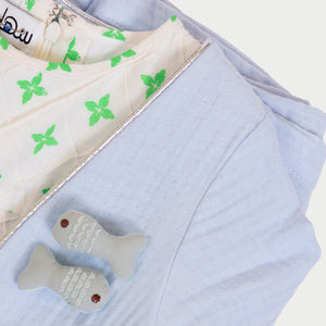 Fish Bisht - Blue Variations