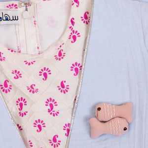 Fish Bisht - Blue Variations